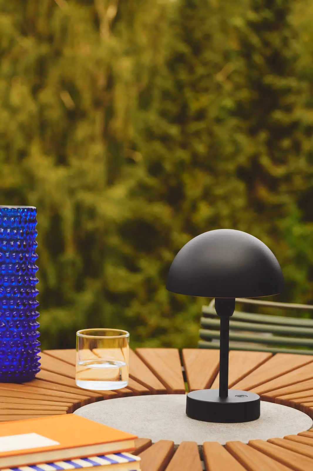 Nordlux Ellen Portable LED Outdoor Table Lamp, Black Metal, IP44 Dimmable Rechargeable Garden Light – 4