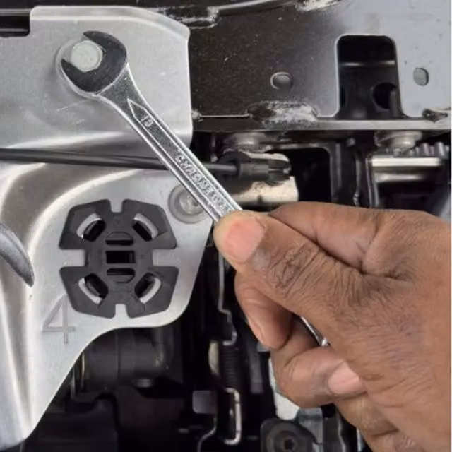 Hilka Chrome Vanadium Combination Spanner Set, Silver, 6 Piece