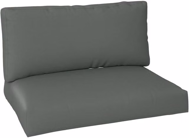 Kelvenix 2 Seat Pallet Cushions in Grey and Anthracite, W: 100 cm x D: 190 cm, 20 cm Thick