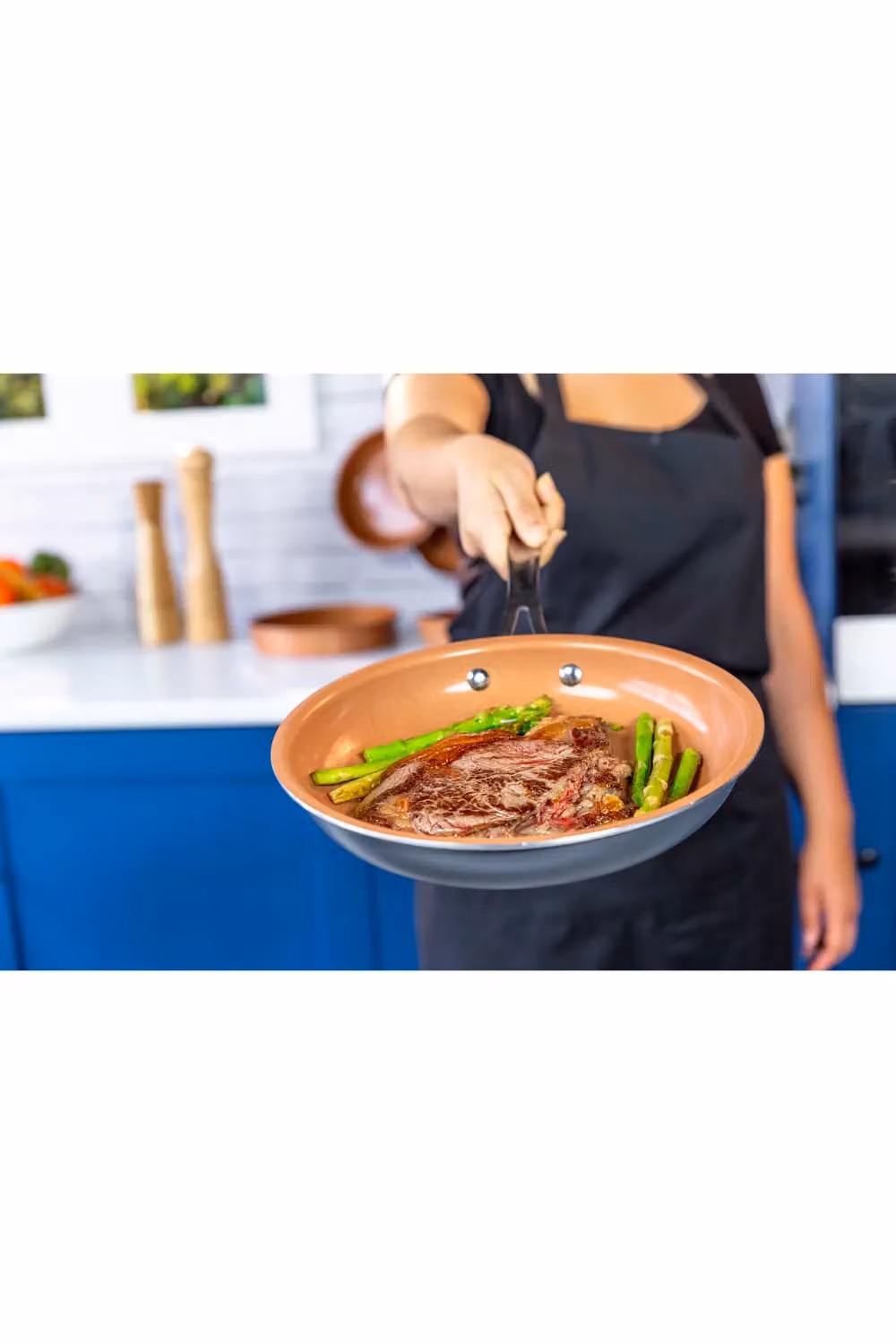 Gotham Steel Diamond 2-Piece Copper Ceramic Frying Pan Set – 2