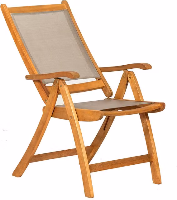Royalcraft Grey Acacia Wood Armchair
