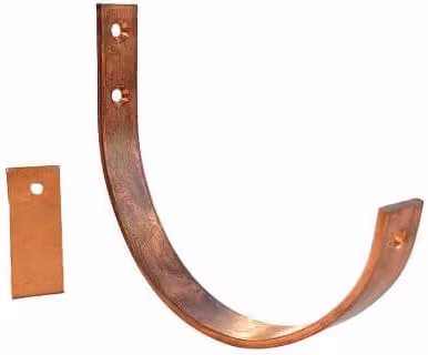 Coppa Gutta Copper Half Round Loose Tab Gutter Fascia Bracket, 125mm
