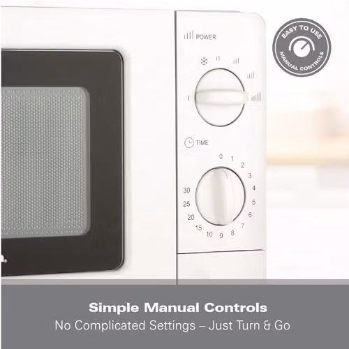 Hamilton Beach 20L Solo Countertop Microwave, 700W, White – 2