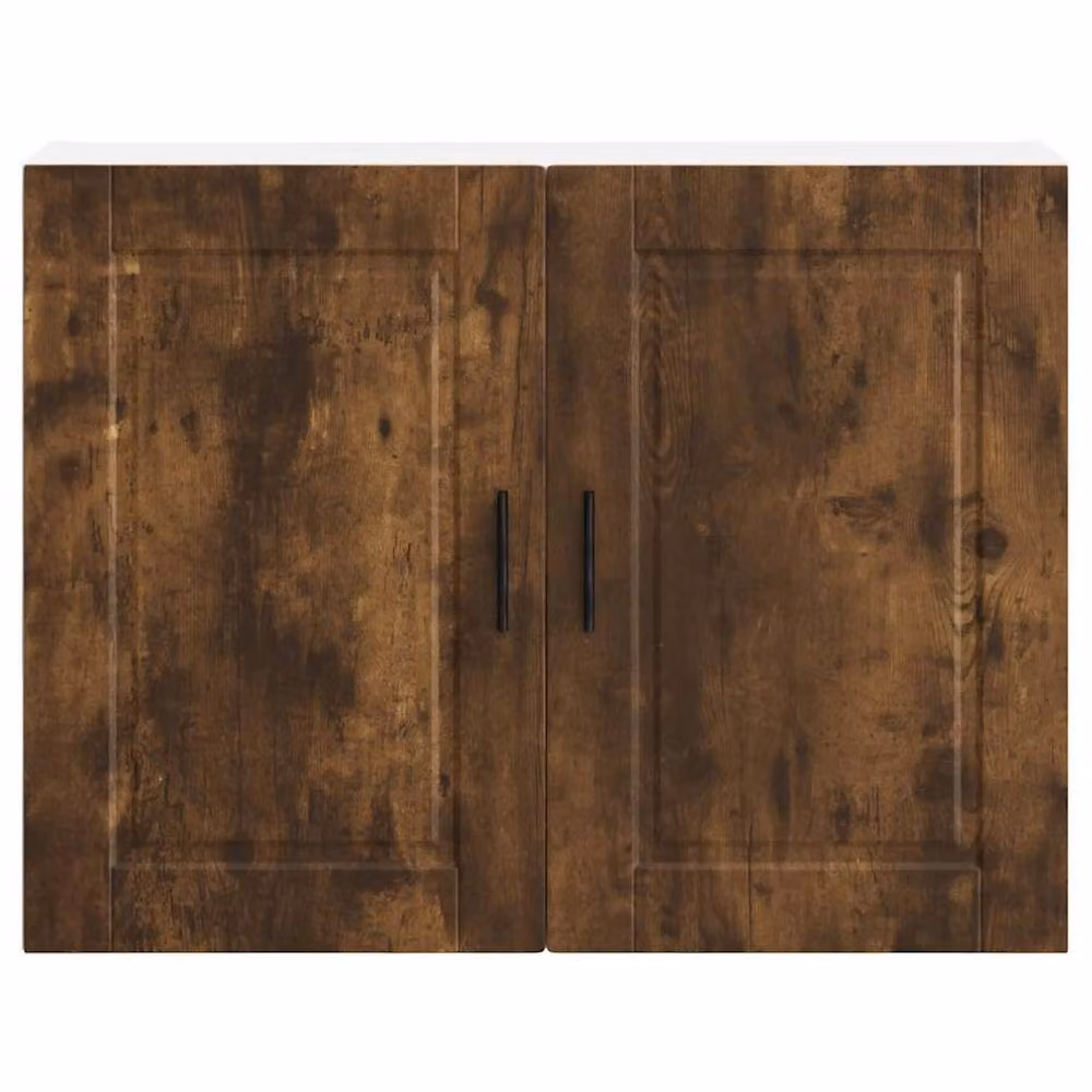 Berkfield Home Porto Smoked Oak Wall Cabinet in Brown – 4