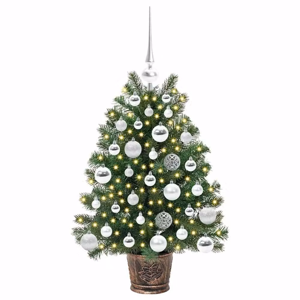 Berkfield Home Green Tabletop Artificial Christmas Tree with 150 LEDs, Height: 75 cm – 3