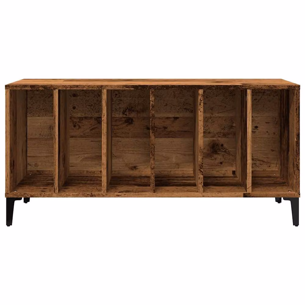 Berkfield Home Industrial Record Cabinet in Brown, W/D/H: 100 x 38 x 48 cm – 4