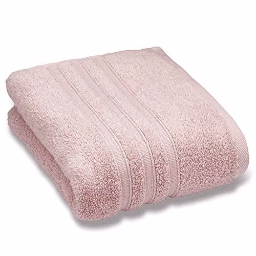 Catherine Lansfield Fluffy Cotton Hand Towel in Pink, W: 50 cm, H: 85 cm – 1