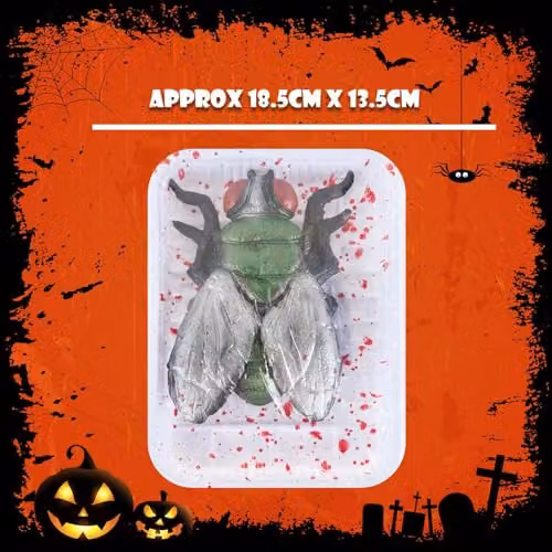 VFM e-Store Black Halloween Insect Decoration Accessory for Parties, 18.5 cm – 4