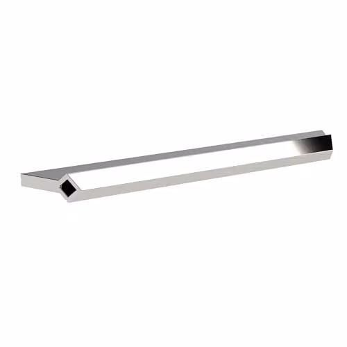 Balterley Diamond Profile Kitchen and Bathroom Cabinet Handles, Chrome, W: 17.6 cm, H: 3.0 cm, D: 1.4 cm, 160 mm Centres
