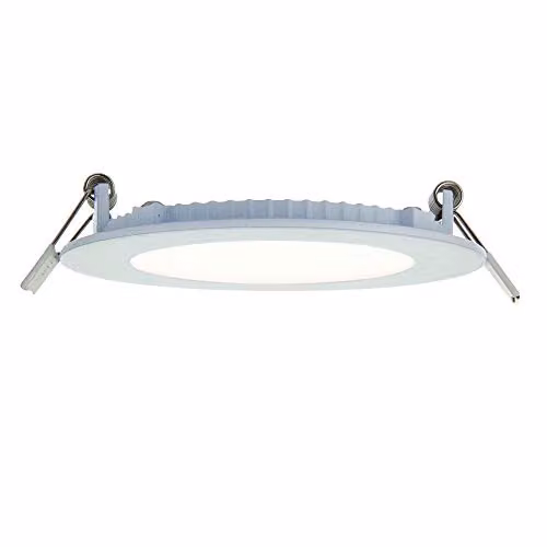 Netlighting Siriodisc 6W Recessed LED Downlight Panel in Black with White and Transparent Acrylic