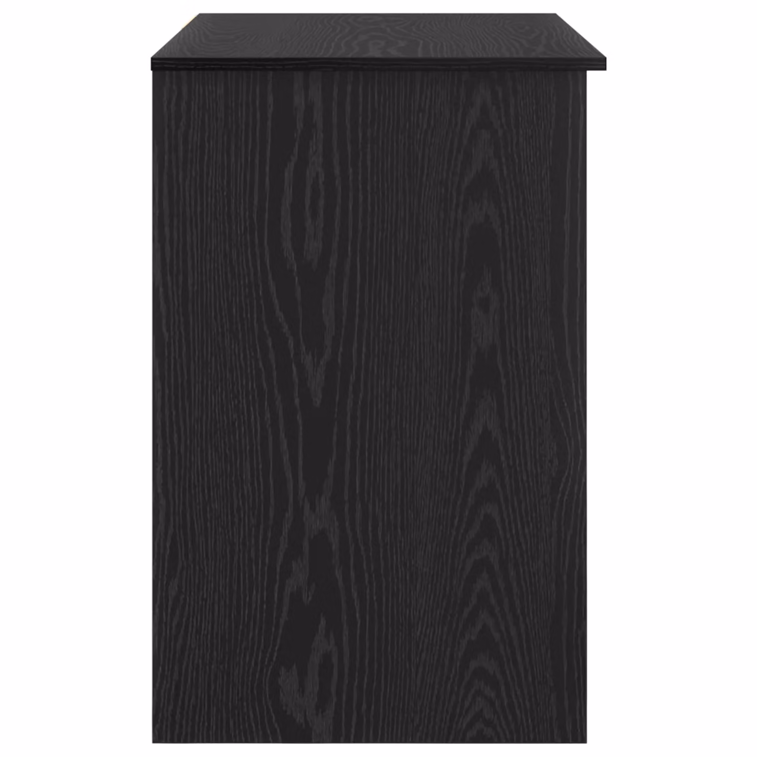 Berkfield Modern Black Oak Writing Desk with Storage, W/D/H: 90 x 49.5 x 75 cm – 4