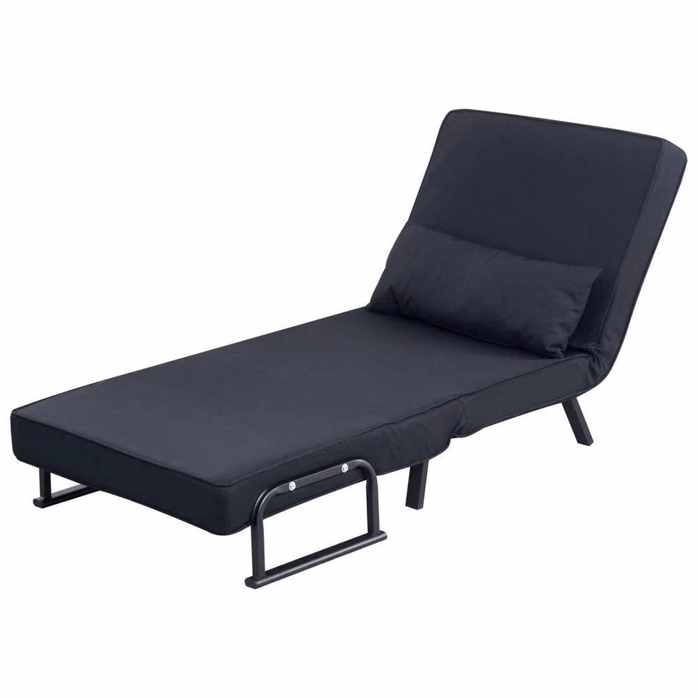 PAWNORA 4-in-1 Folding Sofa Bed and Sleeper Chair in Black – 3