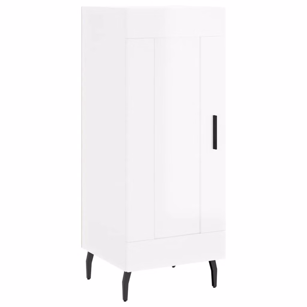 Berkfield Home Modern High Gloss White Sideboard W/D/H: 34.5 x 34 x 90 cm – 2