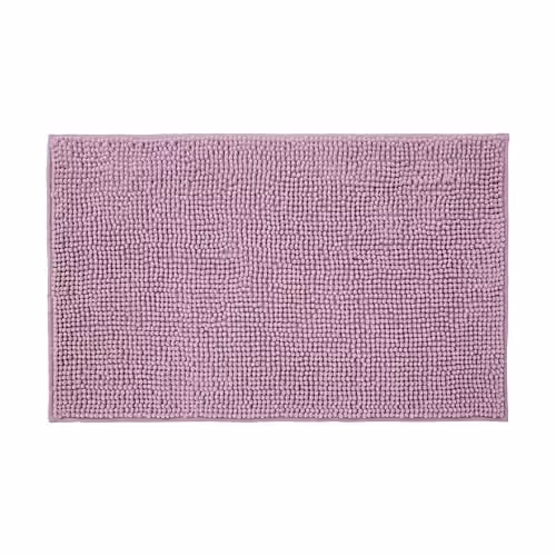 Allure Bath Fashions Bobble Chenille Non Slip Bath Mat, Purple, W: 50 cm, D: 80 cm – 1