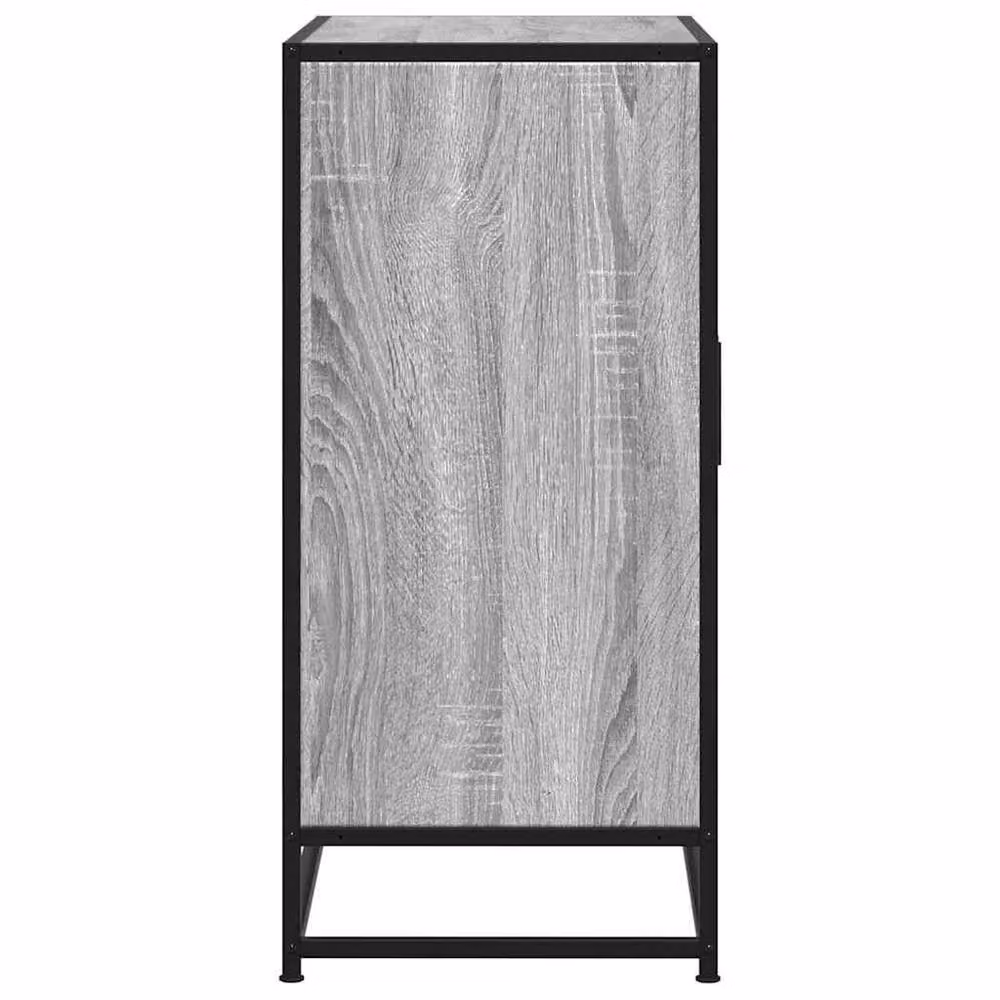 Berkfield Home Grey Sonoma Sideboard in Engineered Wood and Metal, W/D/H: 68 x 35 x 76 cm – 5