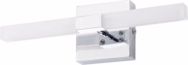 Litecraft Reno Twin LED Bathroom Wall Light in Chrome