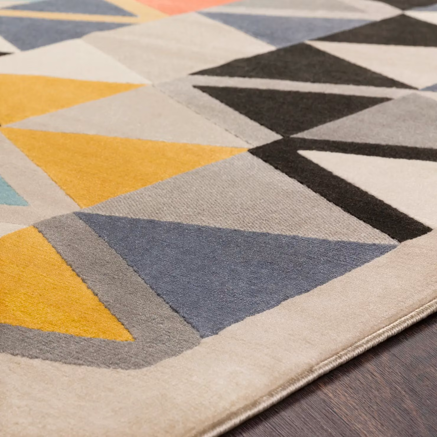 Livabliss City Geometric Modern Taupe Rug, W: 160 cm, D: 220 cm – 3