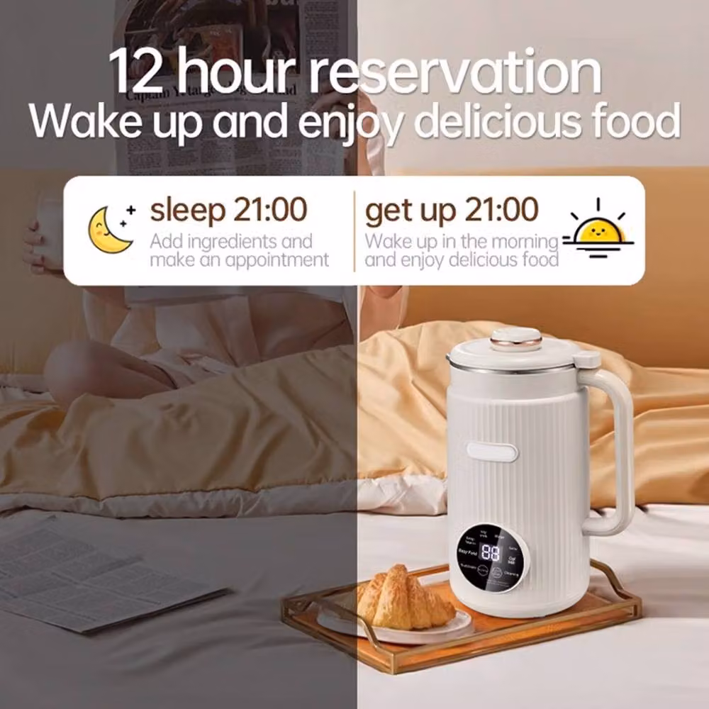 Ventryn 8-in-1 Automatic Soy Milk Maker Machine, 1.2 l, White – 3