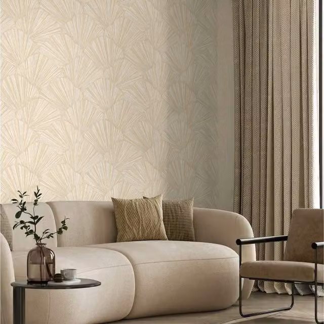 Belgravia Decor Allegra Abstract Modern Wall Art in Beige, White and Black