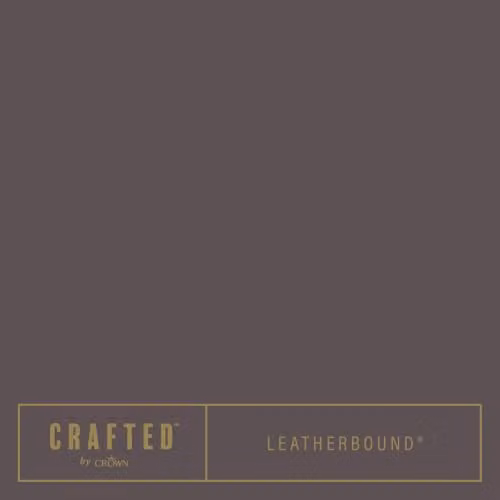 Crown Crafted Leatherbound Matt Emulsion Deep Aubergine Water Based Paint, 2.5L – 2