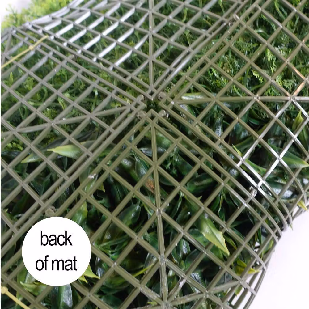 Leaf Mixed Foliage Green Artificial Wall Panel, 100 cm – 5