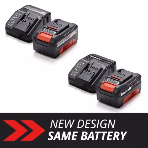 Einhell Original PXC Starter Kit 4.0 Ah in Black and Red – 3