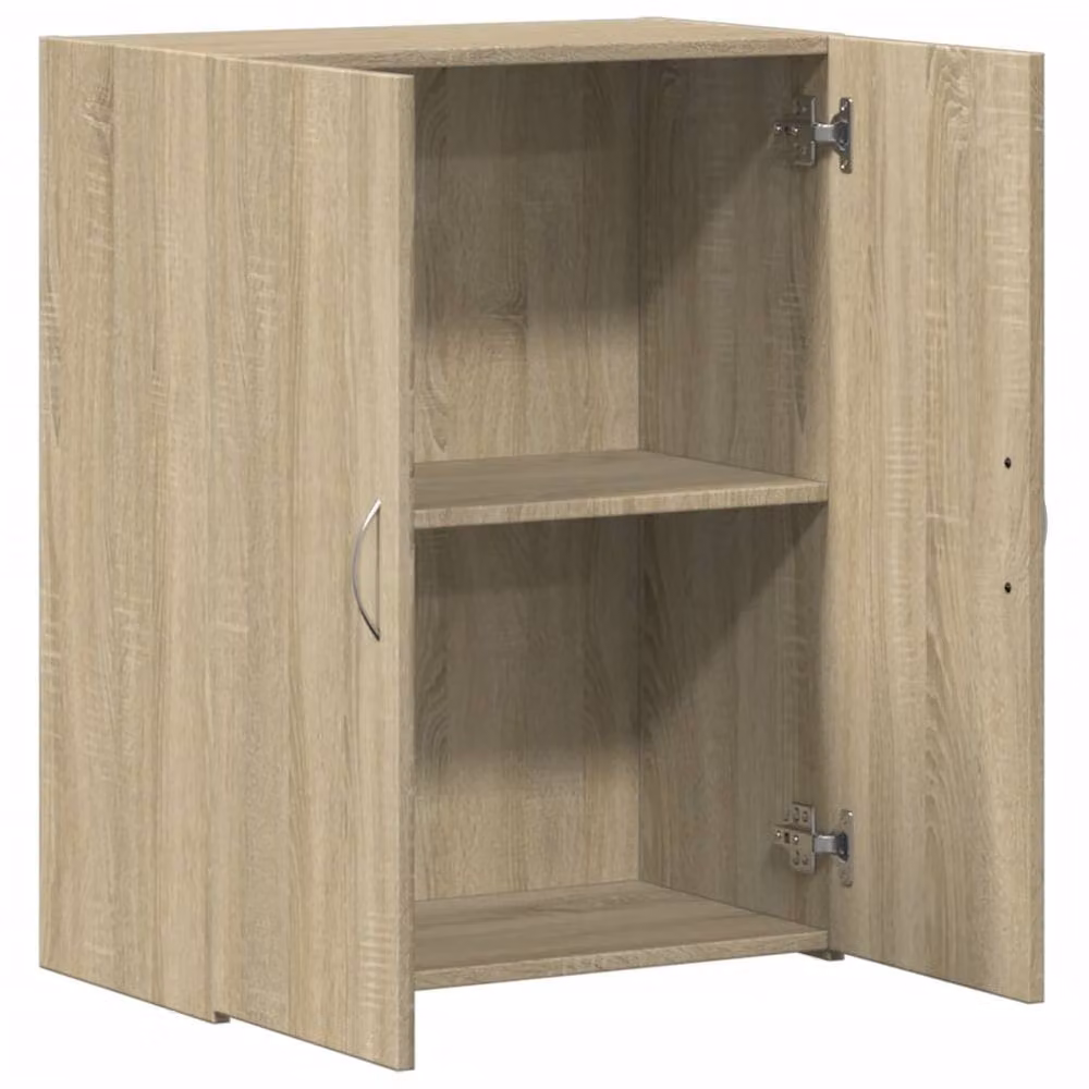 Berkfield Home Durable File Cabinet in Sonoma Oak, Natural, W/D/H: 60 x 32 x 77.5 cm – 3