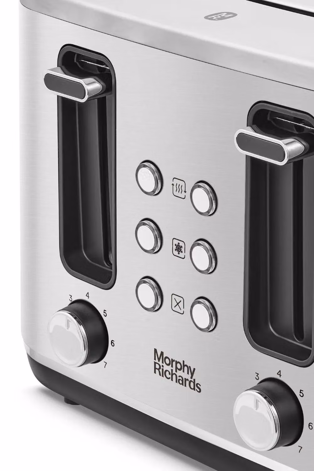 Morphy Richards Motive 4 Slice Toaster in Silver with 1600W Power and Cable Storage – 2