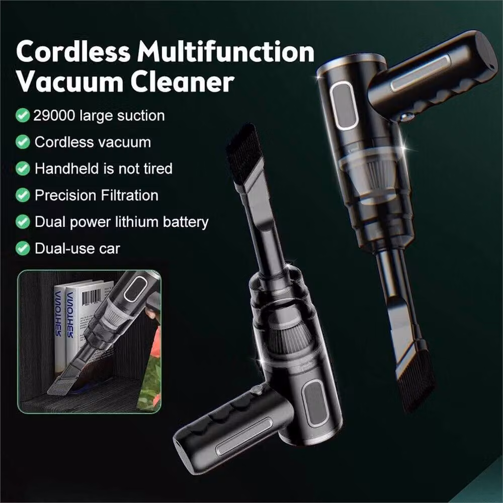 Nordara Cordless Wet and Dry Handheld Car Vacuum Cleaner with 29000Pa Strong Suction, Black – 3