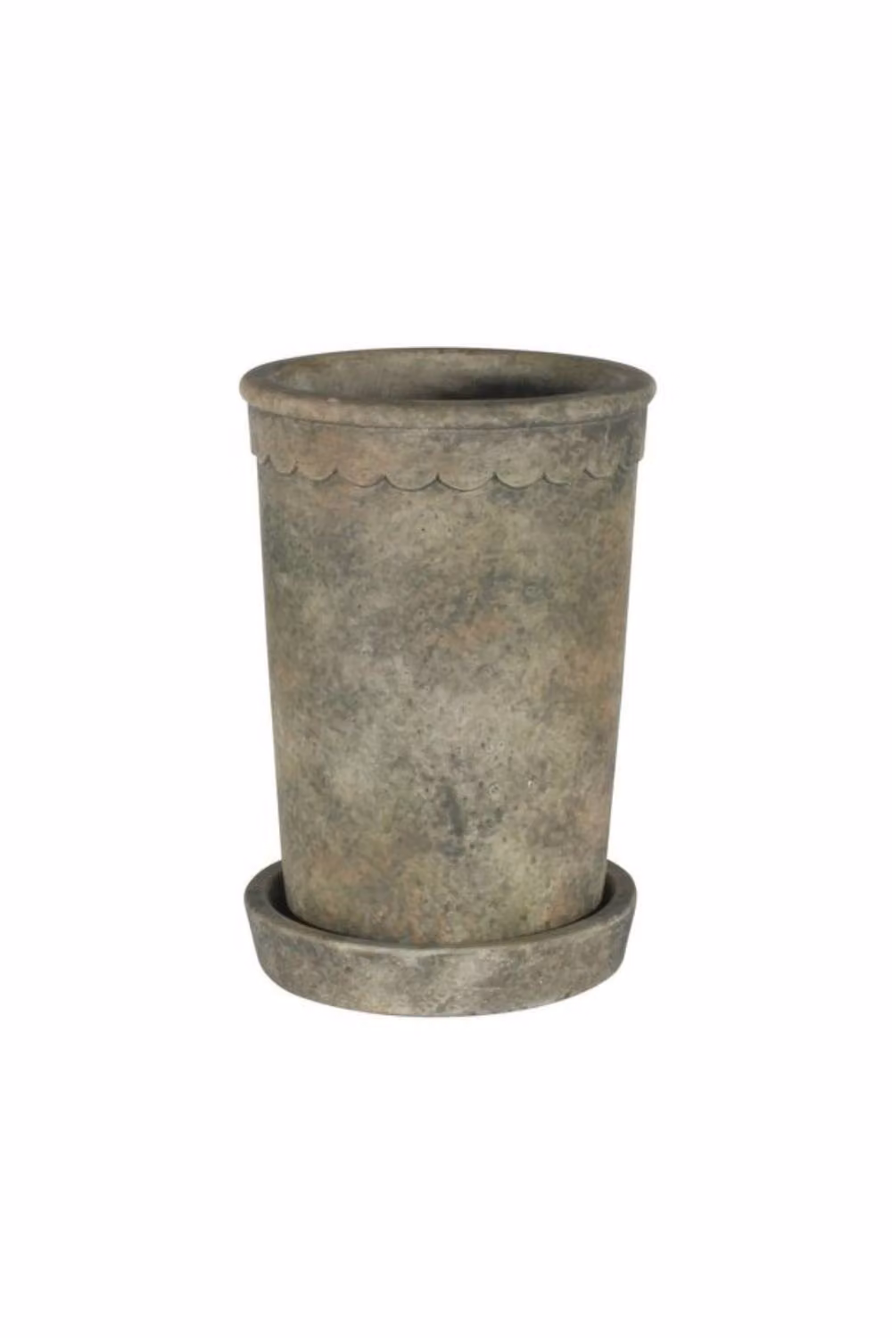 KDMD Medium Cement Paysanne Planter 2 Pack in Light Grey – 2