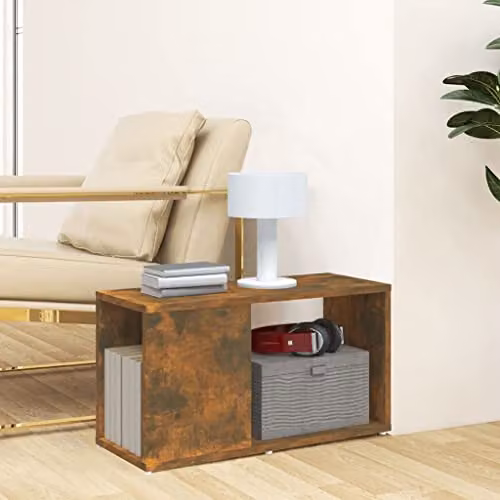 vidaXL Modern Brown Oak TV Cabinet W/D/H: 60 x 24 x 32 cm – 3
