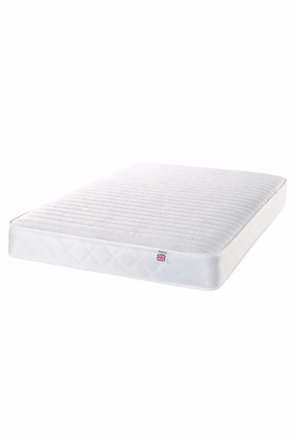 Aspire Tri-Layer Natural Wool 900 Hybrid Mattress in White, W/D/H: 90 x 190 cm – 2