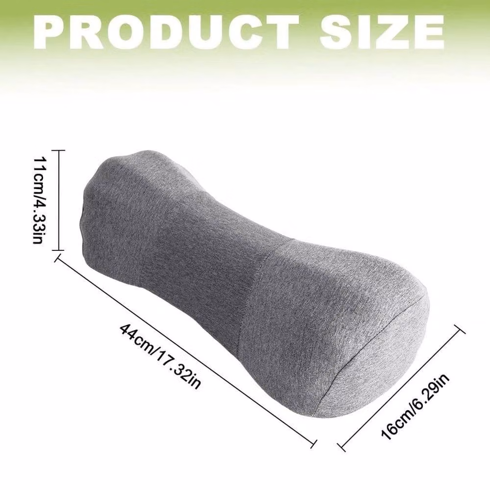 SPETLEK Ergonomic Contoured Memory Foam Neck Support Pillow in Grey – 2