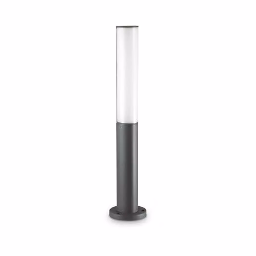 Ideal Lux ETERE Integrated LED Outdoor Bollard Lamp, Anthracite, Warm White 3000K, IP44