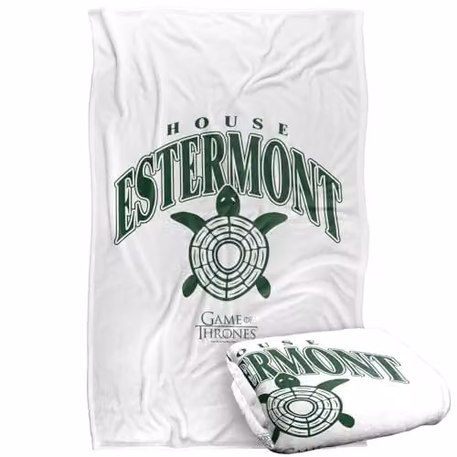 Warner Bros. Game of Thrones Varsity Estermont Super Soft Fleece Throw Blanket, Multicolour