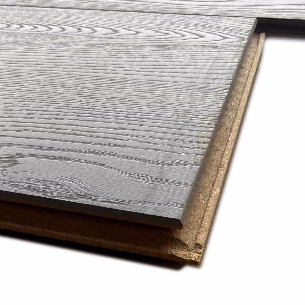 AGT Wood Effect Click Laminate Flooring in Stone Beige Sand Grey – 5