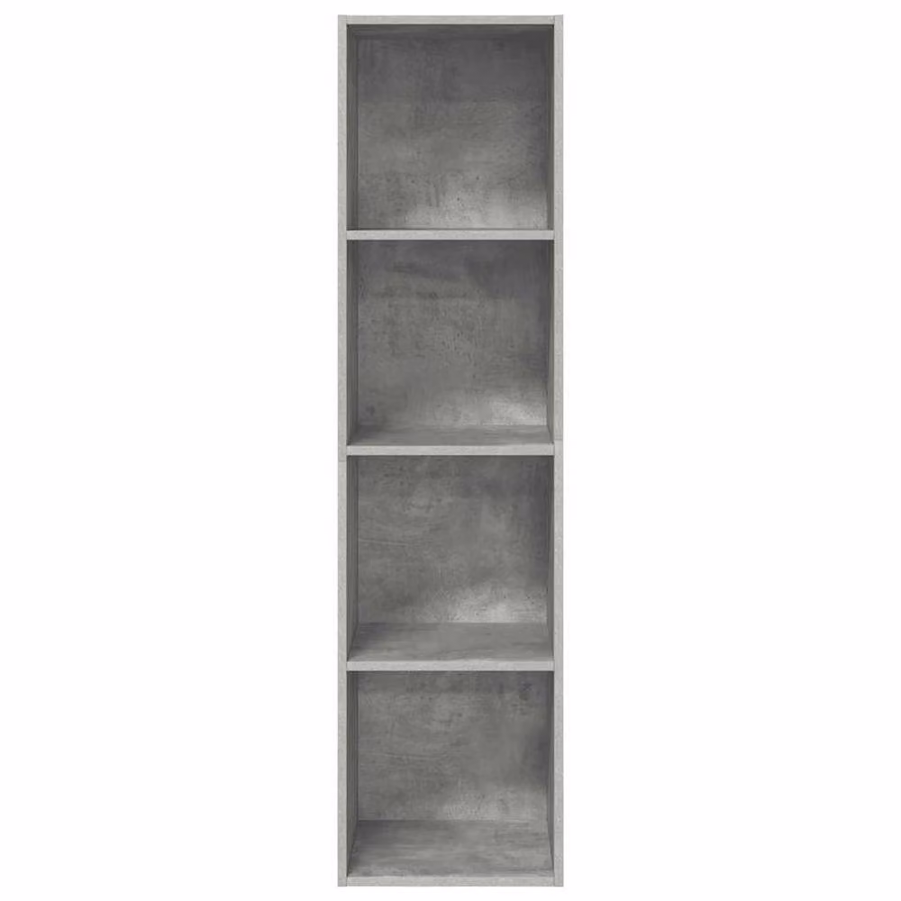 Berkfield Home Wall-mounted TV Cabinet in Concrete Grey, W/D/H: 37 x 37 x 142.5 cm – 2