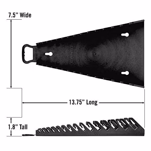 Ernst Manufacturing 15 Tool Gripper Reverse Wrench Organiser, Black – 3