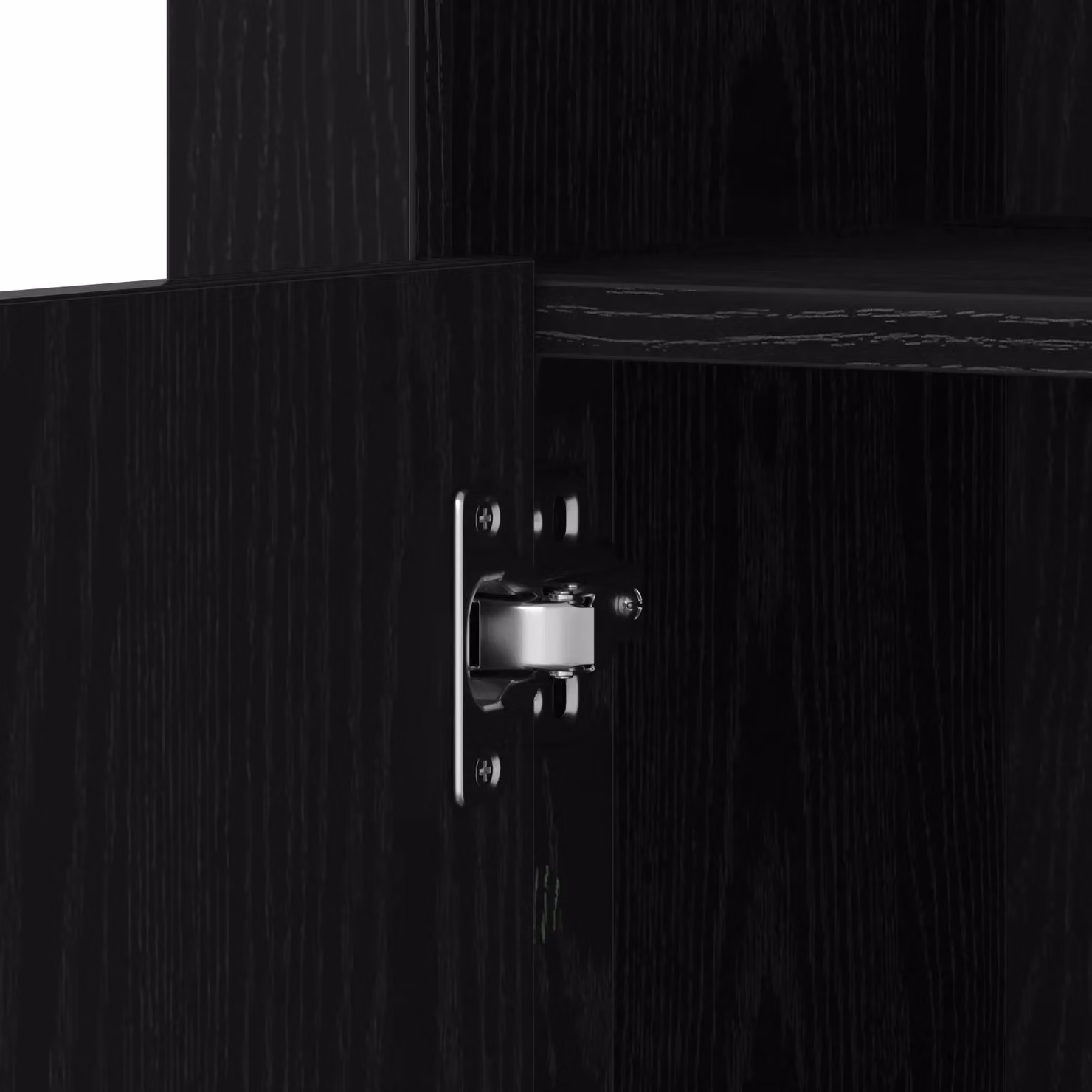 Berkfield Home Side Cabinets with Integrated LED Lights, Black Oak, Set of 2, W: 41 cm, D: 37 cm, H: 67 cm – 7