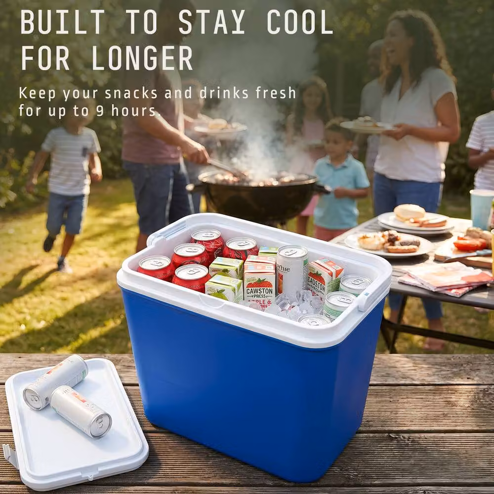 Voyager 24L Insulated Cooler Box in Blue – 2