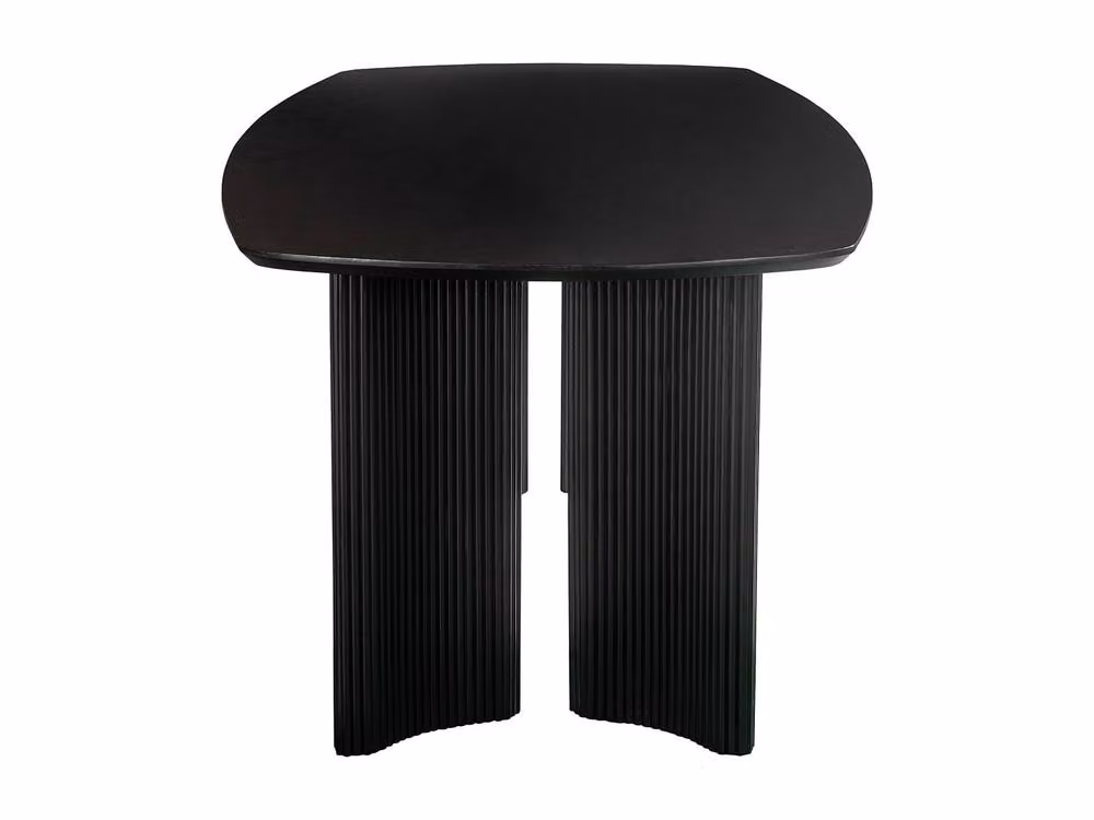 Maison Céphy TAMENIA 8-Seater Oval Dining Table in Black Lacquered Mango Wood W/D/H: 250 x 100 x 76 cm – 3