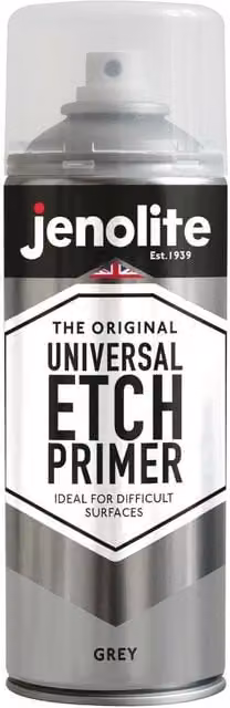 Jenolite Universal Etch Primer Grey Quick Drying Synthetic Resin Metal Bonding Primer