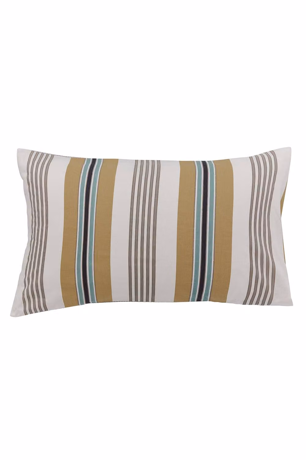 Helena Springfield Huntington Stripe Reversible Cotton Duvet Cover and Pillowcase Set, Amber, 200 x 200 cm – 2