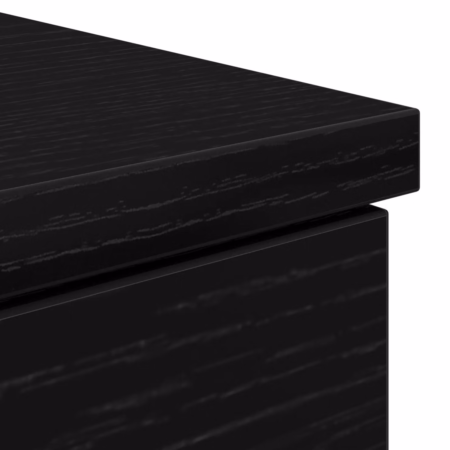 Berkfield Home Modern Writing Desk in Black Oak, W/D/H: 140 x 49 x 76 cm – 4