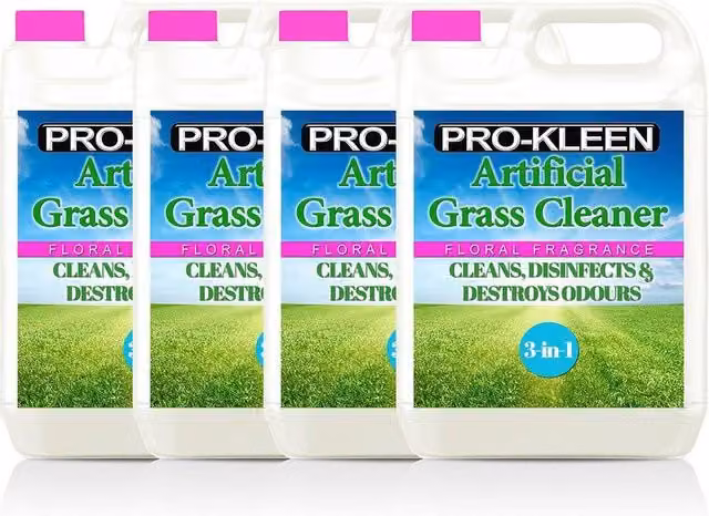 ProKleen Artificial Grass Cleaner Disinfectant with Floral Fragrance, 4 x 5L – 1