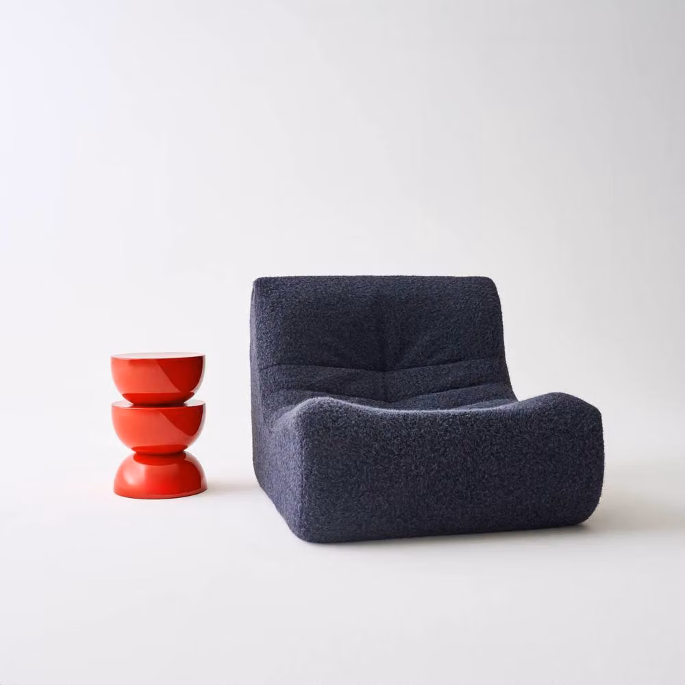 sweeek Metal Coffee Table, Side Table or Bedside Table with Glossy Finish in Coral – 2