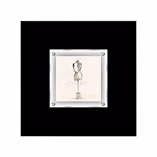 Premier Housewares Boudoir Mannequin Framed Wall Art in Black – 2