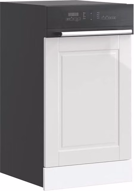Berkfield Home Porto High Gloss White Dishwasher Panel, Engineered Wood, W: 45 cm, H: 67 cm – 1