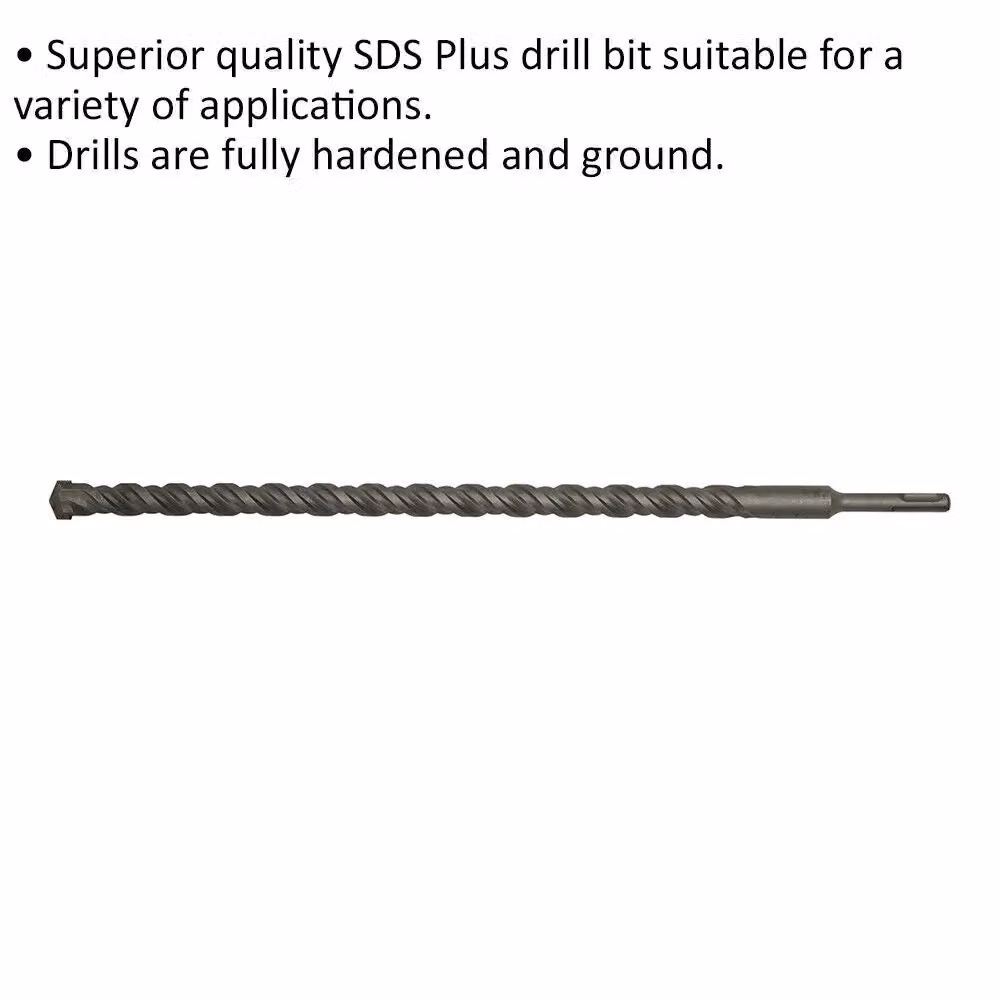 Loops SDS Plus Drill Bit, Grey and Multicolour, Diameter: 20 mm, Length: 450 mm – 2