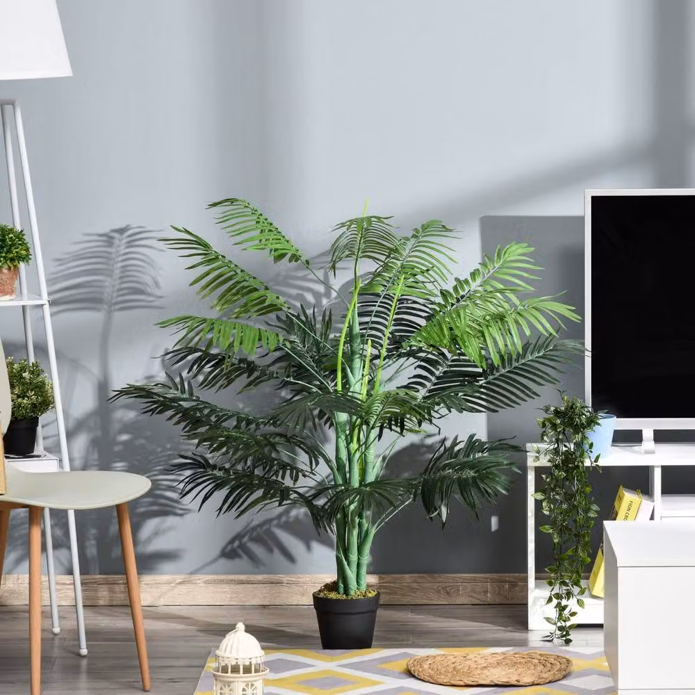 Wyld Haus Vavi Artificial Green Palm Tree, Height: 125 cm – 3